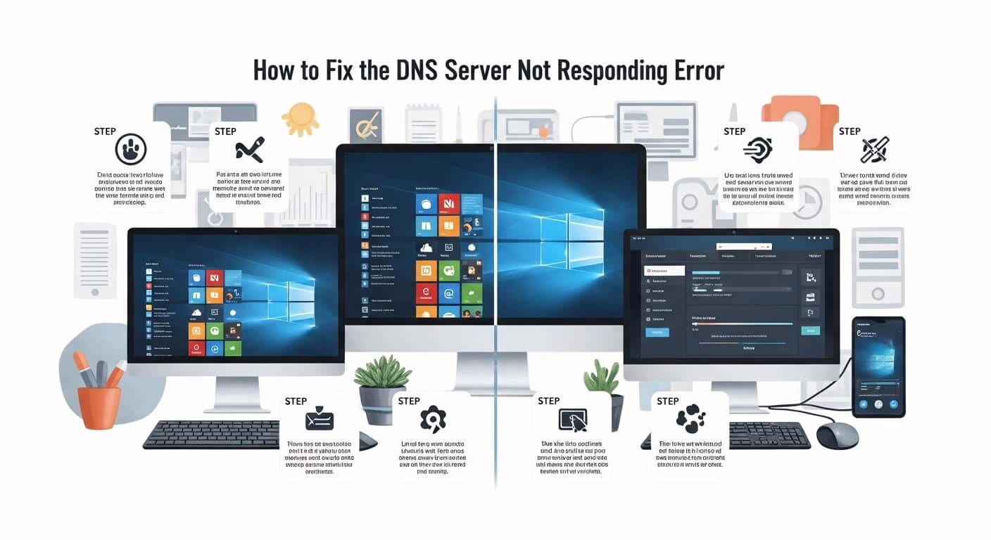 Fix the DNS Server Not Responding Error