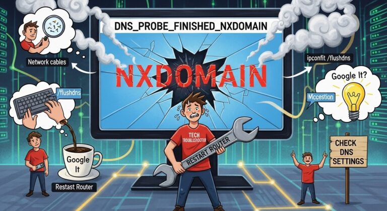 How To Fix DNS_PROBE_FINISHED_NXDOMAIN Error