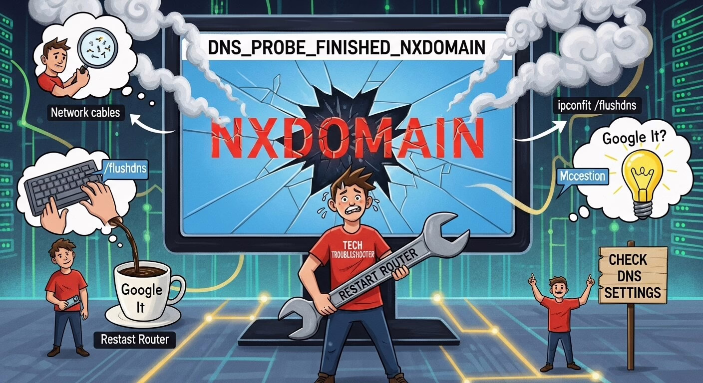 How To Fix DNS_PROBE_FINISHED_NXDOMAIN Error